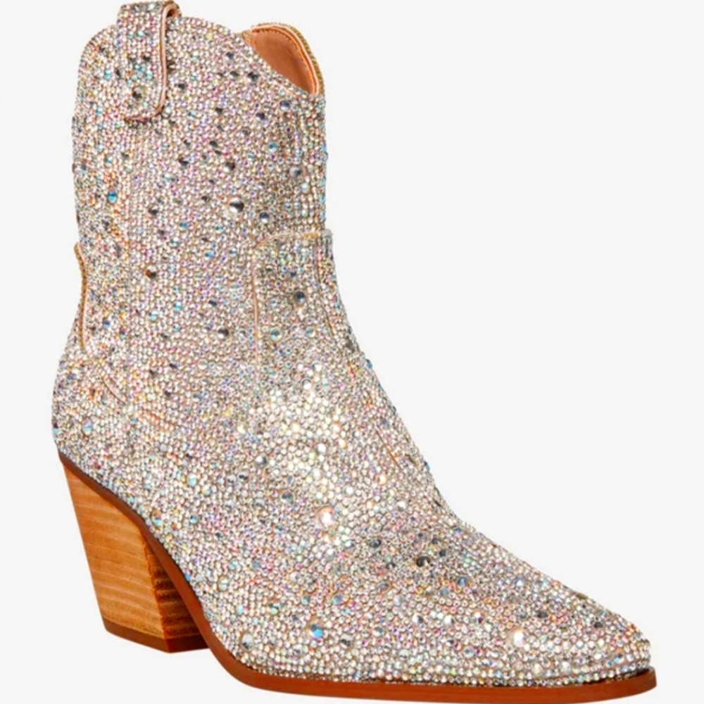Betsey Johnson Rhinestone Boots